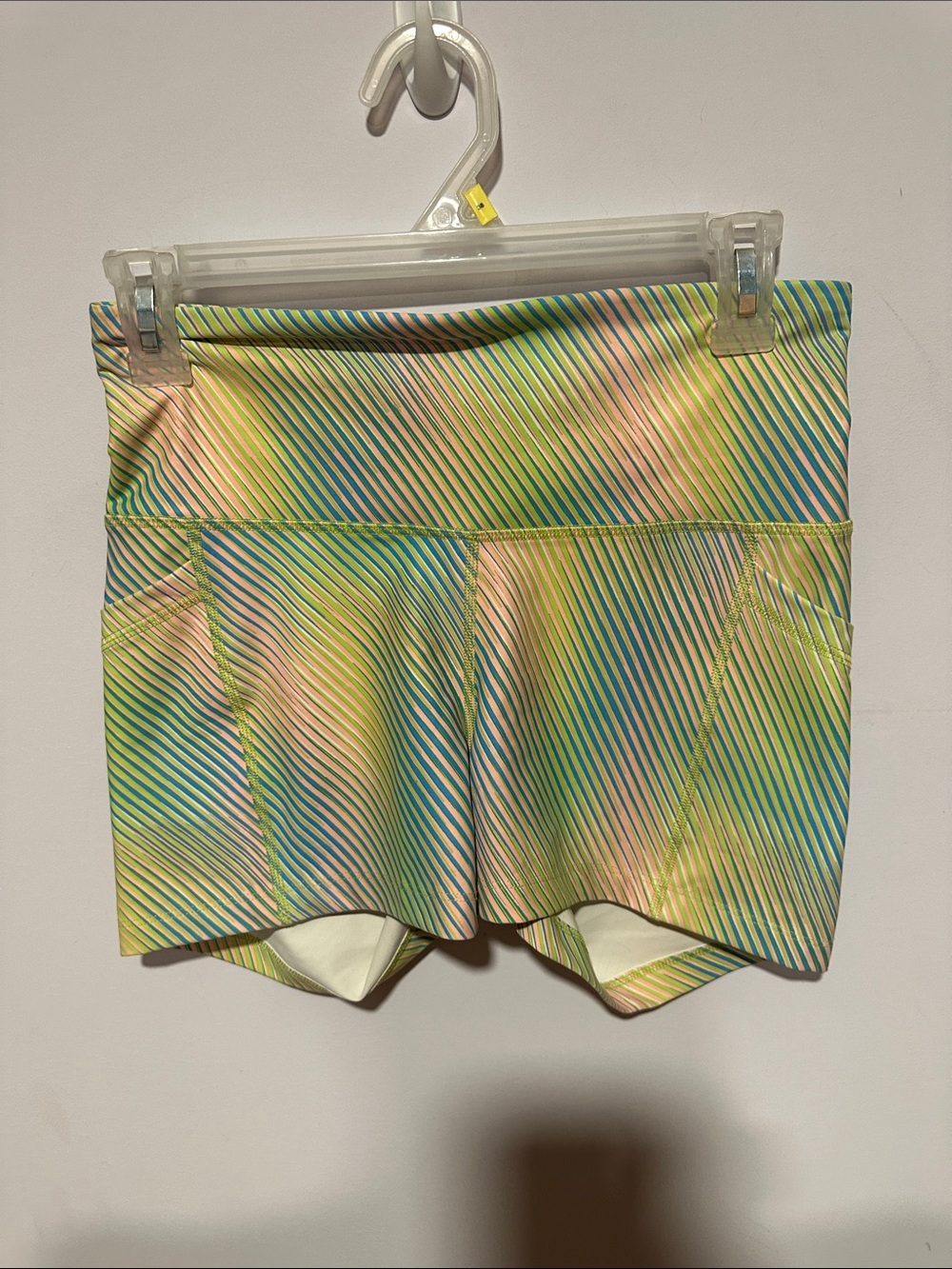 Old Navy Multi-Color Striped Bike Shorts